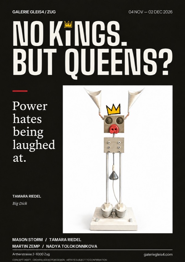 Tamara Riedel – Big Dick – Power hates being laughed at. Kampagnenflyer